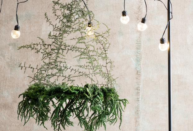 DIY: groene kroonluchter