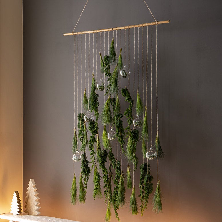 Alternatieve kerstboom, groene hanger