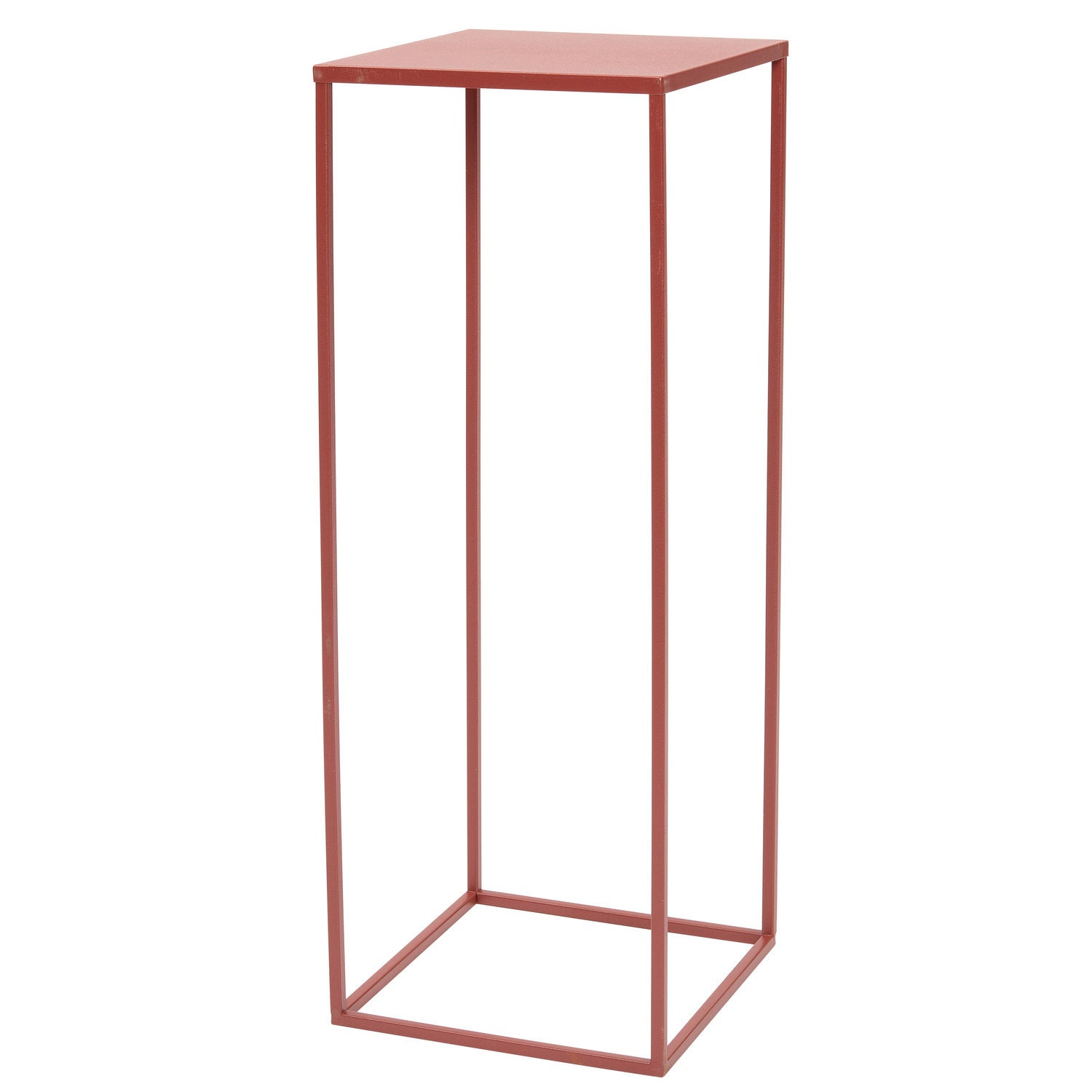 Intratuin bijzettafel Arya rood 25 25 x 70 cm kopen | Intratuin