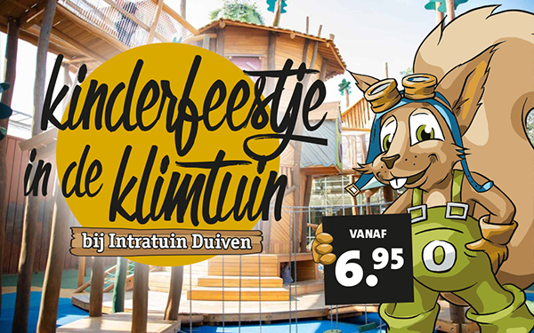 Kinderfeestje in De Klimtuin