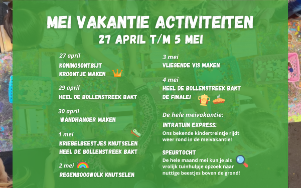 Meivakantie activiteiten