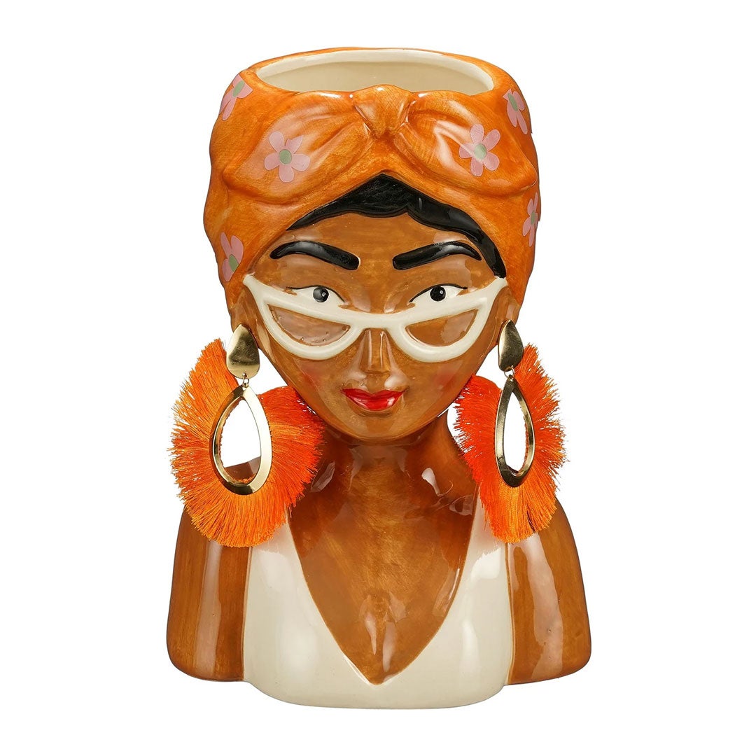 Mica Decorations bloempot Funny 16 x 13,5 x 25 cm