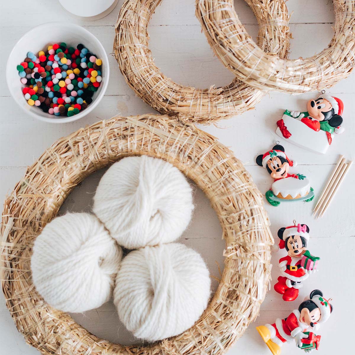 DIY: Disney kerstkrans maken benodigdheden